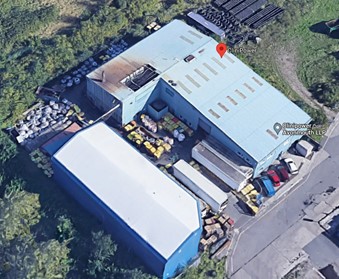 Clinipower Clinical Waste Incinerator - Captured in June 21 fro google Earth, all rights reserved