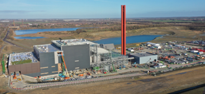 Rookery South Energy Recovery Facility under construction in December 2020 - Rookery South Newsletter, all rights reserved