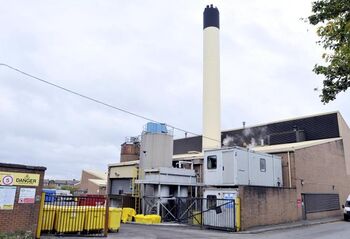 Bolton Clinical Incinerator at Royal Bolton Hospital - Source The Bolton News - All rights reserved