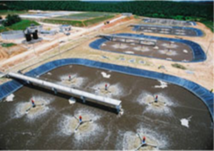 Example of On Site Leachate Treatment Plant