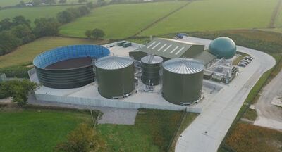 Biogen Ad Plant in Gwynedd 11,500 tonnes of food waste per year - source Biogen.co.uk