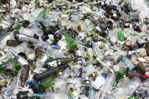 Waste Glass picture - source 123 stock images