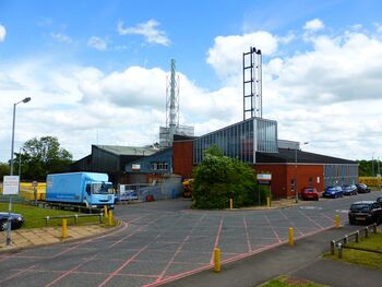 SP0664 : Alexandra Hospital Clinical Incinerator, TRADEBE chimney to left, copyright Chris Allen, all rights reserved